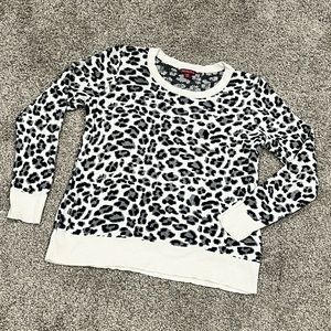 Animal Print Knit Sweater